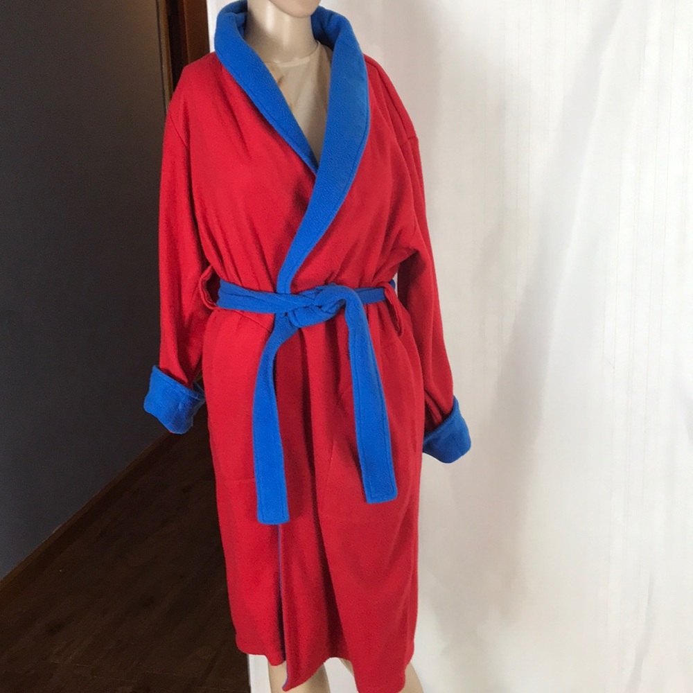 Handmade Fleece Bathrobe Size M/L
